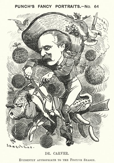 Dr. Carver (metszet) alkotó: Edward Linley (after) Sambourne