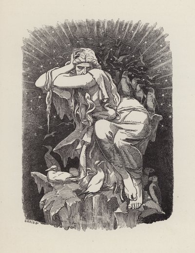 Illusztráció: Charles Kingsley: The Water-Babies (metszet) alkotó: Edward Linley (after) Sambourne