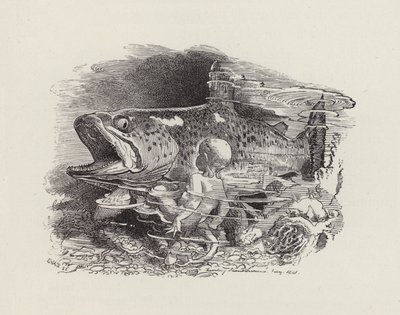 Illusztráció: Charles Kingsley: The Water-Babies (metszet) alkotó: Edward Linley (after) Sambourne