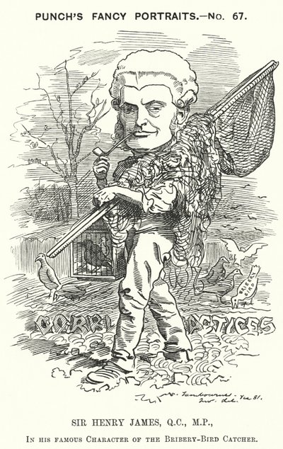 Punch rajzfilm: Sir Henry James alkotó: Edward Linley (after) Sambourne