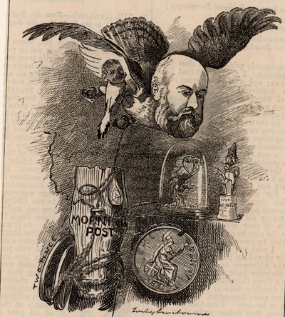 Algernon Borthwick, Glenesk báró (1830-1908) alkotó: Edward Linley Sambourne