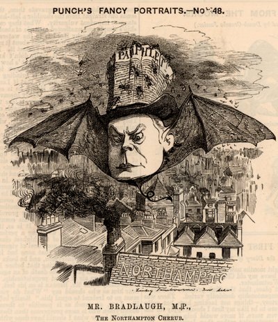 Charles Bradlaugh (1833-1891) alkotó: Edward Linley Sambourne
