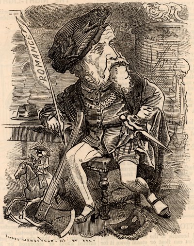 Harrison Ainsworth (1805-1882) alkotó: Edward Linley Sambourne