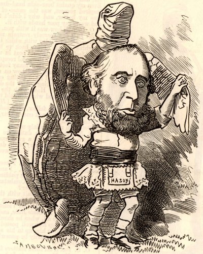 John Ellis teknőssel táncol alkotó: Edward Linley Sambourne