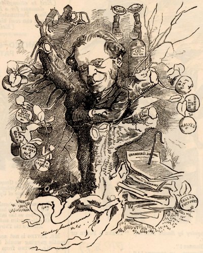 James Payn portréja alkotó: Edward Linley Sambourne