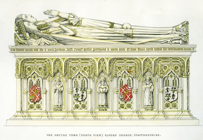 Lady Isabel Neville és második férje, Sir William Smythe a Smythe sírból, St. Peter