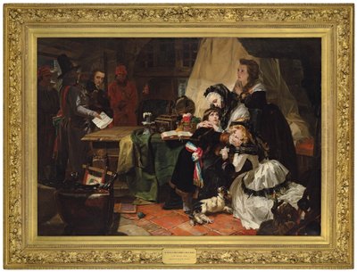 Marie Antoinette és fia utolsó elválása, 1856 alkotó: Edward Matthew Ward