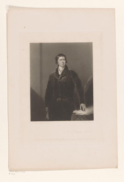Henry Dundas portréja Henry Viscount Melville (cím a tárgyon) alkotó: Edward McInnes
