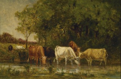 Tehenek a tájban alkotó: Edward Mitchell Bannister