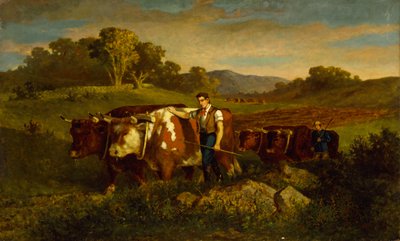 Pásztorok tehenekkel, 1869. alkotó: Edward Mitchell Bannister