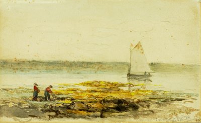 Reggel a parton, 1892. alkotó: Edward Mitchell Bannister