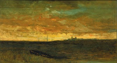Naplemente jelenet alkotó: Edward Mitchell Bannister