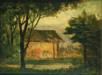 A régi tanya, n.d. alkotó: Edward Mitchell Bannister