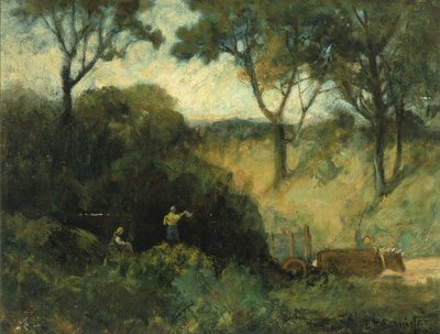 A tisztelgés, 1895. alkotó: Edward Mitchell Bannister