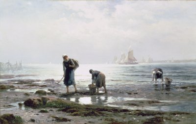 Osztrigagyűjtők, 1883 alkotó: Edward Moran