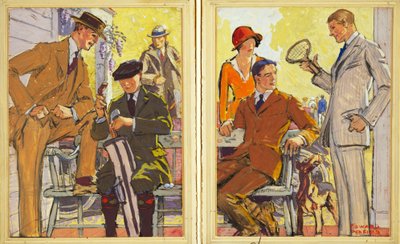 A Hart, Schaffner & Marx Clothes reklámja, pub. 1900 alkotó: Edward Penfield
