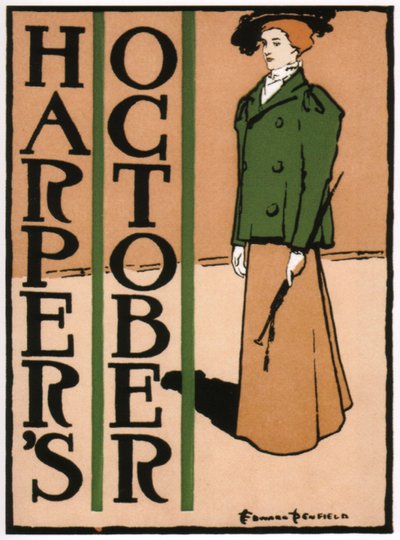 Harpers, 1895. október alkotó: Edward Penfield