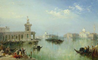 Velencei lagúna (olaj a panelen) alkotó: Edward Pritchett