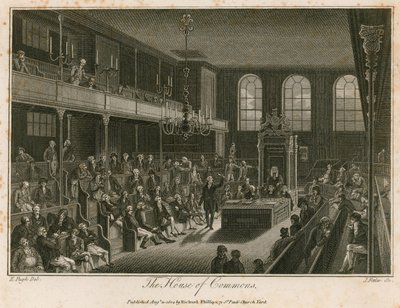 Az alsóház, amelyet tűz pusztított el, 1834. október 16 alkotó: Edward Pugh