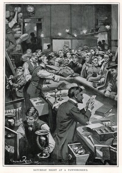 Szombat este egy zálogháznál alkotó: Edward R. King