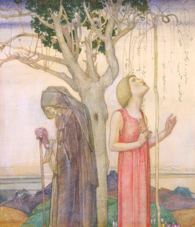 Ifjúság és kor, 1923 (tojástempera) alkotó: Edward Reginald Frampton