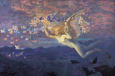 A Reggel szárnyai alkotó: Edward Robert Hughes