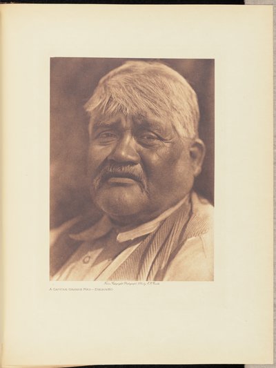Captain Big Man - Diegueño alkotó: Edward S. Curtis