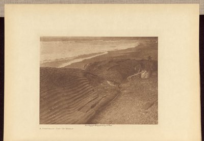Részben feldarabolt bálna alkotó: Edward S. Curtis