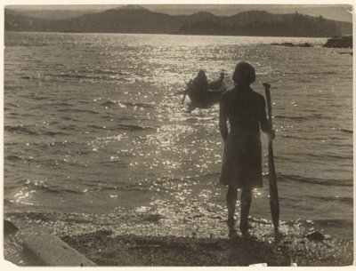 A ködös rézösvény mentén alkotó: Edward S. Curtis