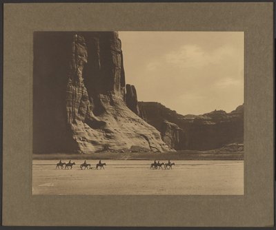 Canyon de Chelly - navahók alkotó: Edward S. Curtis