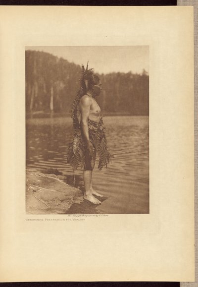 Szertartásos felkészülés a bálnavadászatra alkotó: Edward S. Curtis