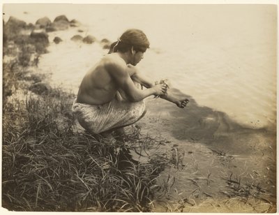[Megfürdetem a testemet - megtisztítom a tisztátalan dologtól] alkotó: Edward S. Curtis