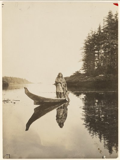 [Sokáig dacol erős hajóm a hullámmal és az árral] alkotó: Edward S. Curtis