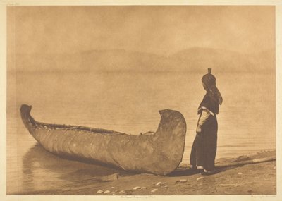 A tó partján - Kutenai alkotó: Edward S. Curtis