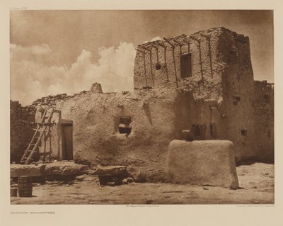 Paguate őrtornya alkotó: Edward S. Curtis