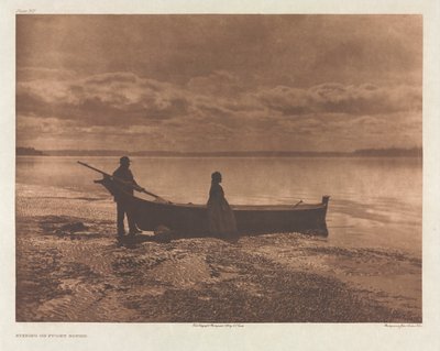 IX. portfólió, 312. tábla: Este a Puget Soundon alkotó: Edward S. Curtis