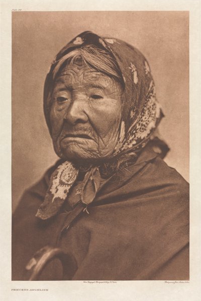IX. portfólió, 314. tábla: Angeline hercegnő alkotó: Edward S. Curtis