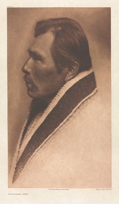 IX. portfólió, 319. tábla: Snoqualmu típus alkotó: Edward S. Curtis
