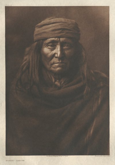 I. portfólió, 16. tábla: Eskadi-Apache alkotó: Edward S. Curtis