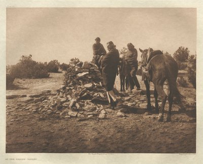 I. portfólió, 30. tábla: Navaho a szentélynél alkotó: Edward S. Curtis