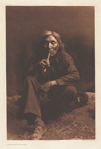 VI. portfólió, 201. tábla: Crow Eagle – Piegan alkotó: Edward S. Curtis