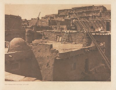 XVII. portfólió, 609. tábla: Zuñi sorházai alkotó: Edward S. Curtis