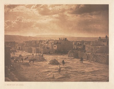 XVI. portfólió, 565. tábla: Acoma ünnepnapja alkotó: Edward S. Curtis