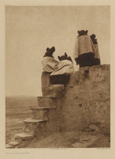 A táncosok figyelése alkotó: Edward S. Curtis
