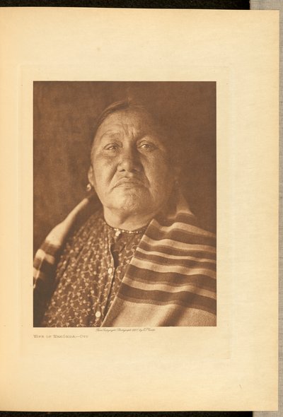 Wakónda felesége - Oto alkotó: Edward S. Curtis