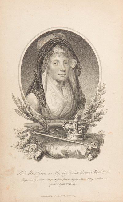 Charlotte királynő (kb. 1806-10) alkotó: Edward Scriven