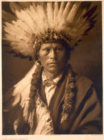 A Jicarilla főnöke, Garfield alkotó: Edward Sheriff (after) Curtis