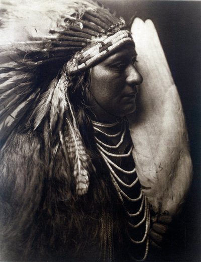 Amerikai indiánok: A Perce Nose törzs indiánjának portréja alkotó: Edward Sheriff Curtis