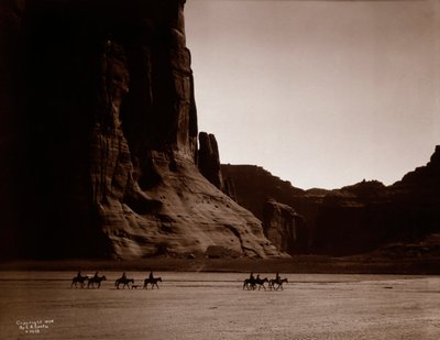 Canyon de Chelly - Navajo, Edward S. Curtis alkotó: Edward Sheriff Curtis