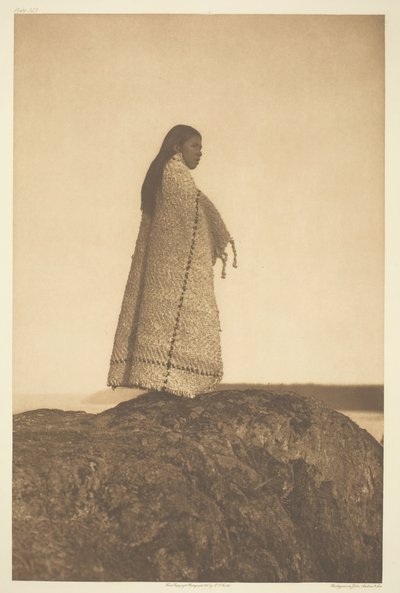 Cowichan lány, 1912. alkotó: Edward Sheriff Curtis